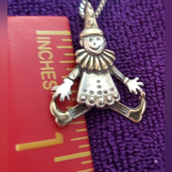 Beautiful sterling silver happy clown - Picture 3 of 4